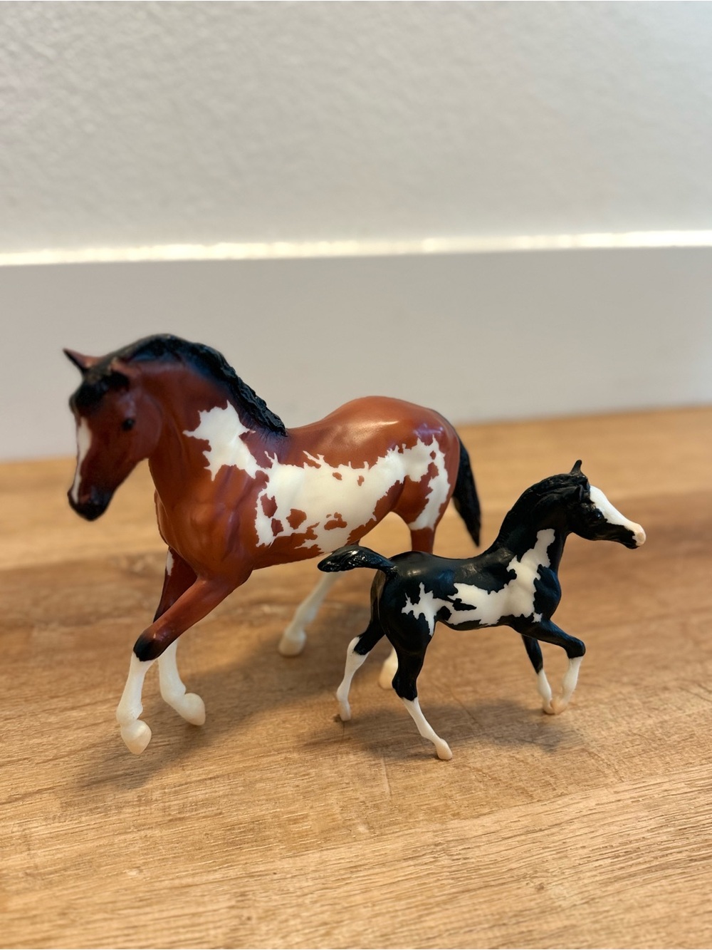 Breyer Pinto Mare and Foal